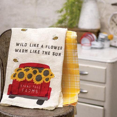 2 Set Wild Like a Flower Kitchen Towels - The Fox Decor